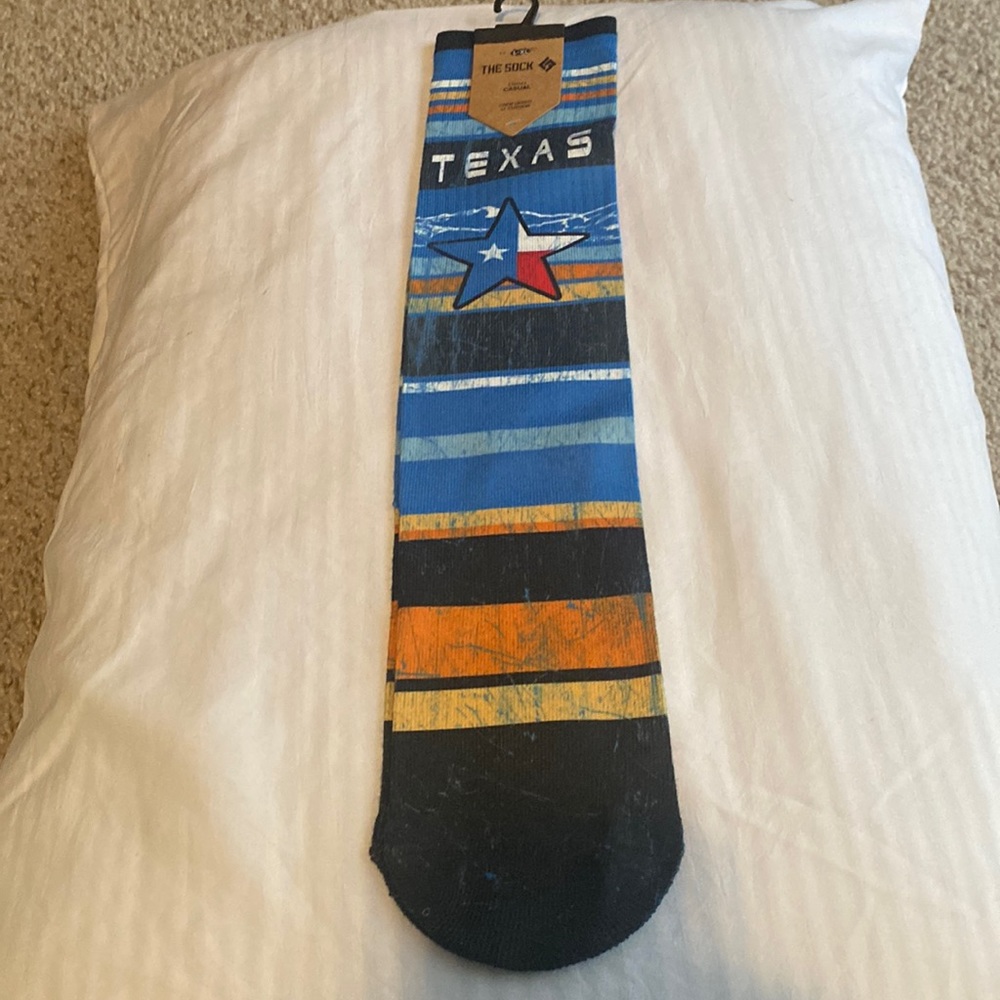 Brand New!!!!!!!!! Large-X-Large Multi Color Unisex Texas Casual Socks….
